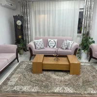 مبل ۴نفره|مبلمان خانگی و میز عسلی|قائم‌شهر, |دیوار