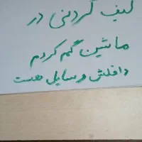 کیف مشکی رو دوشی کوچک در ماشین گم شد