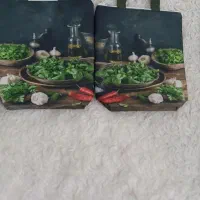 کیسه نان و سبزی|سفره، حوله، دستمال آشپزخانه|آبگرم, |دیوار