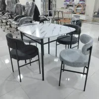 میز و صندلی ناهار خوری مدل نشیمن دار