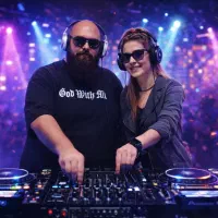 دی جی حرفه ای dj خانم و آقا شاد پرانرژی از۳ملیون