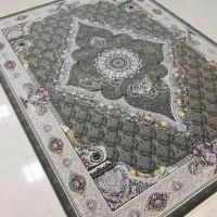 فرش ماشینی ۱۲ متری طرح افشان % تمیز و سالم