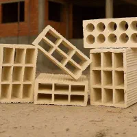 *( آجر و بلوک سفالین )لفتون 5/5 و نسوز ده و پانزده|مصالح و تجهیزات ساختمان|برخوار, |دیوار