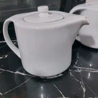 قوری سفید توس چینی|قوری، کتری، قهوه‌ساز دستی|مشهد, تلگرد|دیوار