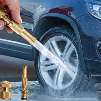 کارواش و آب پاش برنجی 3حالته/خودت ماشین کارواش کن