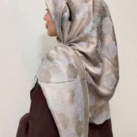 روسری ژاکارد لمه قواره۱۲۰|لباس|مراغه, |دیوار