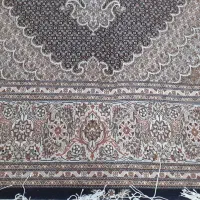 فرش دستباف ۱۸متری سرمه ای با متراژ عالی|فرش|خوی, |دیوار