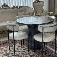 میزغذا خوری۴ نفره|میز و صندلی غذاخوری|اشتهارد, |دیوار