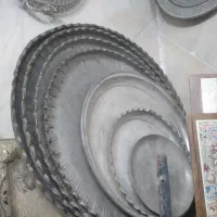 ۴ تامجمع مسی قدیمی قاجاری لب کنگره