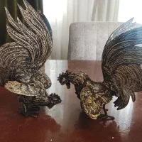 مجسمه خروس جنگی برنز خارجی وقدیمی