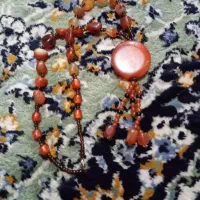 گردنبند   قدیمی  عقیق