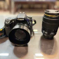 دوربین Canon 70D با لنز پرتره و 18-135