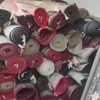 همه رقم فرش قرمز زرشکی کرم قهو ای سورمه از یکو ۵۰۰