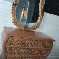 آیینه دراور منبت کاری