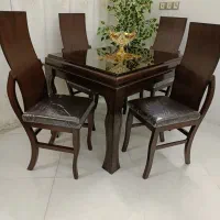 میز نهارخوری۴نفره شیک ساده ومحکم(درحدنو)