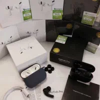 ایرپادپرو2 3 اپل مشکی فول کپی آپشن ANC مشابه اصلی