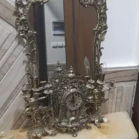اینه وشمعدان برنزی