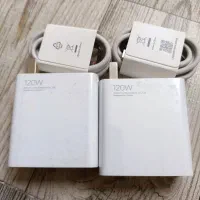 دو شارژر ۱۲۰وات و کابل ۶ امپر اصلی شیائومی معاوضه