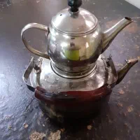 قوری وکتری تمام استیل کاملا سالم