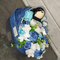 باکس گل برای هدیه به بچه پسر تازه تولد شده|گل مصنوعی|نجفآباد, امیرآباد|دیوار