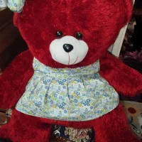 عروسک خرسی گنده قرمز نو