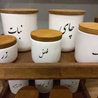 بانکه سرامیکی و استند چوبی|ظروف سرو و پذیرایی|تهران, یافت آباد جنوبی|دیوار