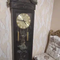 ساعت ایستاده چوبی سالم در حد نو