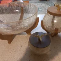 میوه خوری .آجیل خوری.قندان.ست