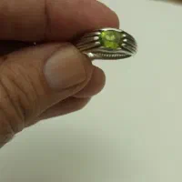 انگشتر زبرجد قدیمی و پاگ