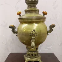 سماور برنجی زغالی