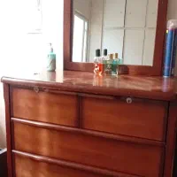 دراور ۷کشو سالم با اینه|جاکفشی، کمد، دراور|فردیس, شهرک شهید حسینی|دیوار