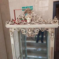 بوفه ویترین شیشه ای چهار طبقه
