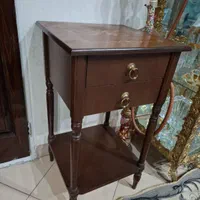 میز تلفن وگرامافون معرق چوبی نووسالم