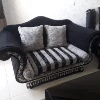 مبل ۷ نفره تمیز و راحت، قیمت استثنایی|مبلمان خانگی و میز عسلی|اصفهان, ابر|دیوار