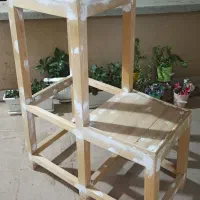 چهارپایه چوبی سبک|صندلی و نیمکت|خمینیشهر, |دیوار