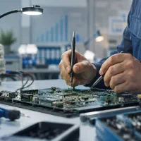 تکنسین خانم تعمیرات الکترونیک