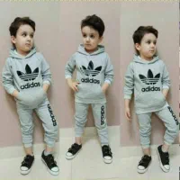 هودی شلوار طوسی بچه گانه اسپورت