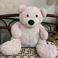 عروسک خرس صورتی