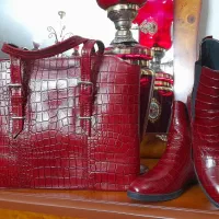 کیف و کفش چرم زنانه