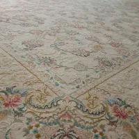فرش کرم رنگ ۱۲۰۰ شانه