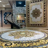 فرش امیران فرش 700شانه نخ اصل کد ۲۳۴۱ کرم