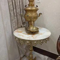 سماور و میز -وتعدادی مجسمه بنز