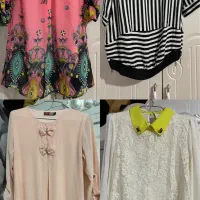 تعدادی شومیز مانتو و شلوار تیکه ای ۵۰