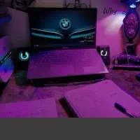 اسپیکر دکستاپ با نور RGB|سیستم صوتی خانگی|نهاوند, |دیوار