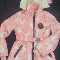 کاپشن بارانی دخترانه مناسب  ۶ تا ۱۱ سال