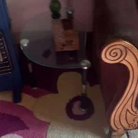 یک دست مبل ۷ نفر همراه میز وسط ودوتا گل میز|مبلمان خانگی و میز عسلی|شاهینشهر, شهرک گلدیس|دیوار