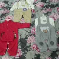 سه دست لباس نوزاد نو