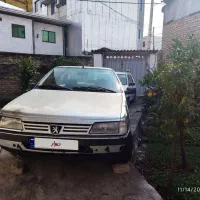 پژو 405 نقره ای دوگانه کارخانه مدل 88