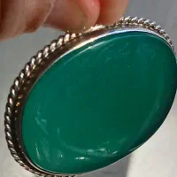 گردنی نقره یشم|جواهرات|تهران, امیریه|دیوار