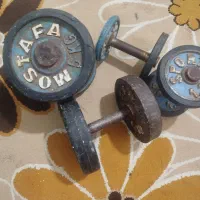 دمبل و وزنه بدنسازی حلقه ورزشی